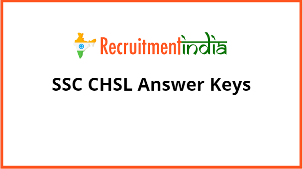 SSC CHSL Answer Keys
