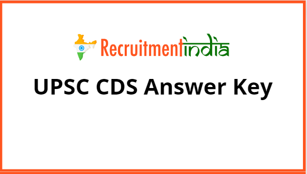 UPSC CDS Answer Key